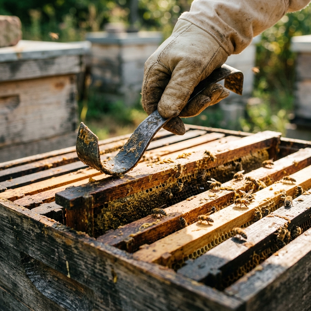How to Use a Hive Tool to Remove Stuck Frames Without Breaking Them